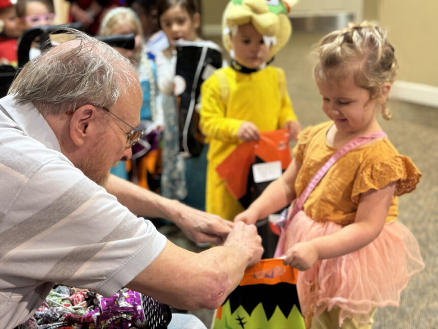 Kids At Heart Preschool & Child Care Center Visits Greenfield Estates for Trick or Treat! 2023